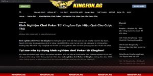 Chơi Poker Từ Kingfun